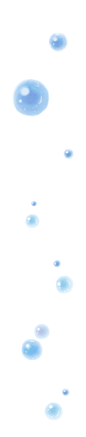 左の水滴
